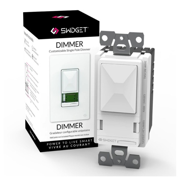 Swidget Dimmer Switch packaging