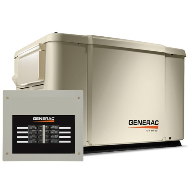 Standby Generator, 7.5kW | With 8-Circuit Transfer Switch