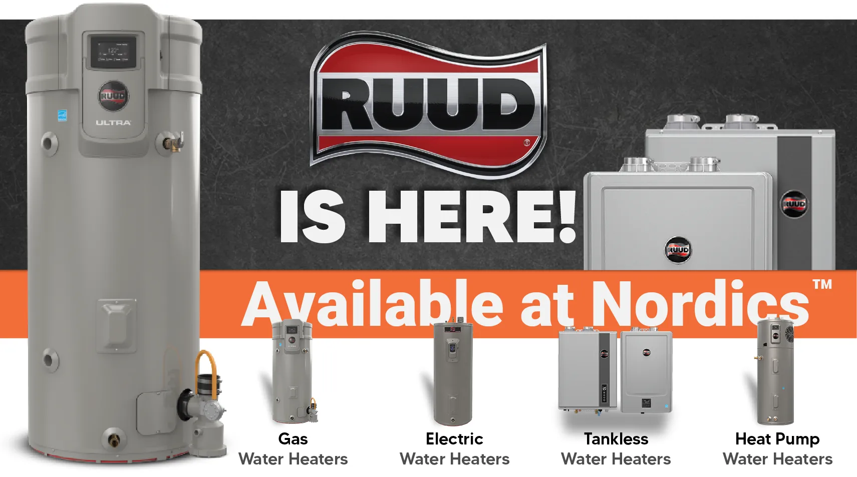 RUUD water heaters